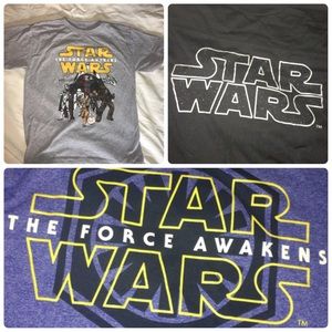 Lot of 3 STAR WARS boys